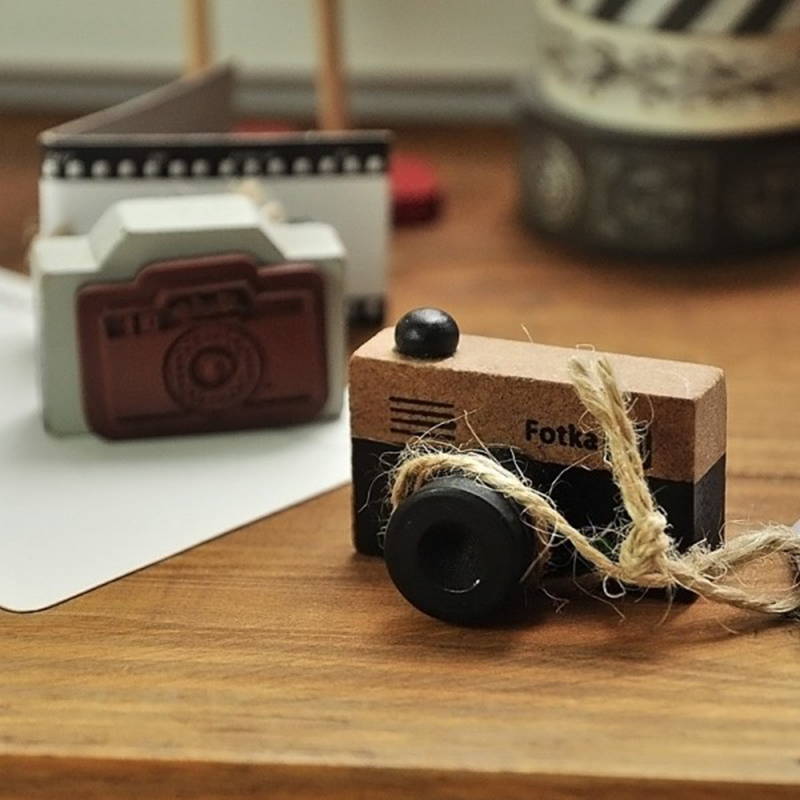 Sello Scrapbooking cámara de fotos Vintage Retro.Nuevo diseño DIY, es perfecto para hacer tus manu